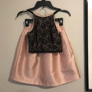 2 piece formal dress